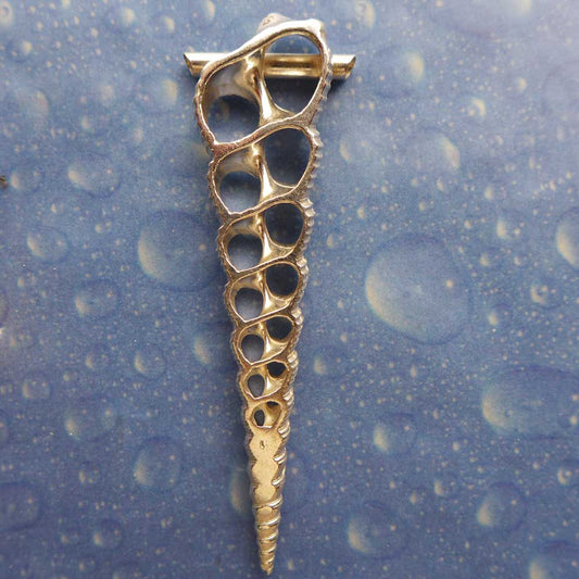 Turm Schnecken Anhänger Silber