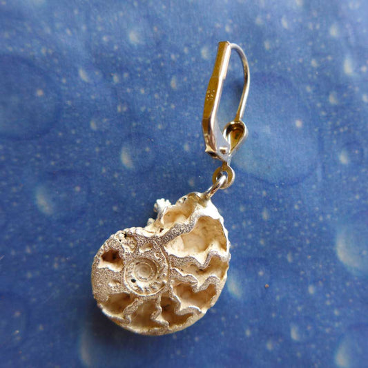 Ammonit Ohrringe Silber Design Schmuck