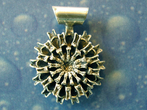 Silber Same Anhänger Blüte