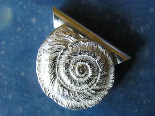 Meeresschmuck Anhänger Sonnenuhrschnecke