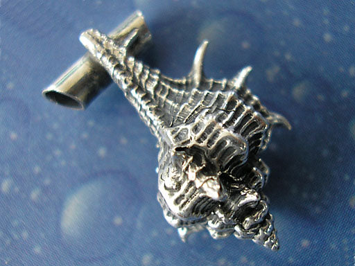 Murex Schmuck Silber Anhänger geschwärzt