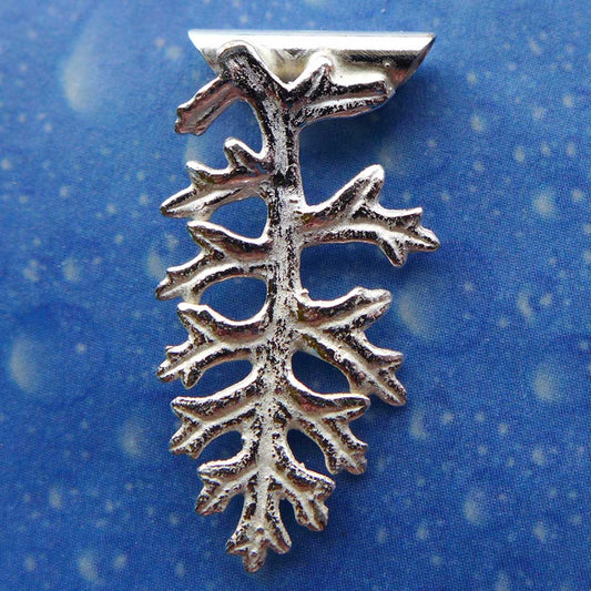 Silber Blatt small Anhänger