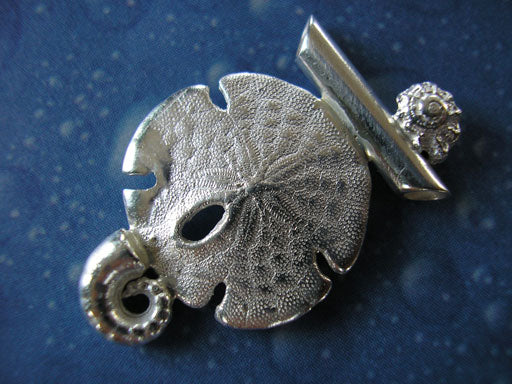Sanddollar Posthornschnecke Anhänger