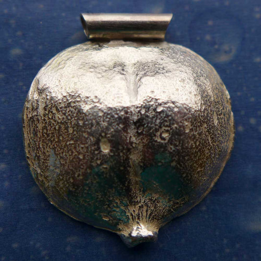 Samen Schmuck Anhänger Silber Brasilien Rückseite