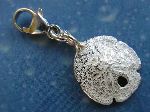 Sanddollar xxs Charms mit Karabiner