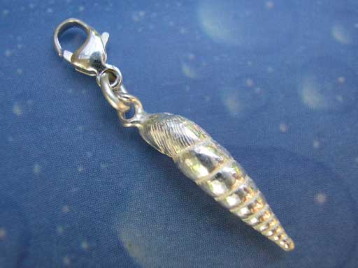 Gartenschnecke Charms mit Karabiner