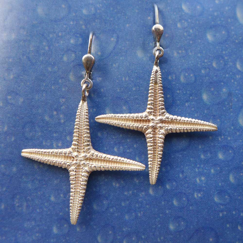 Einzigartiger Seestern Schmuck Ohrringe