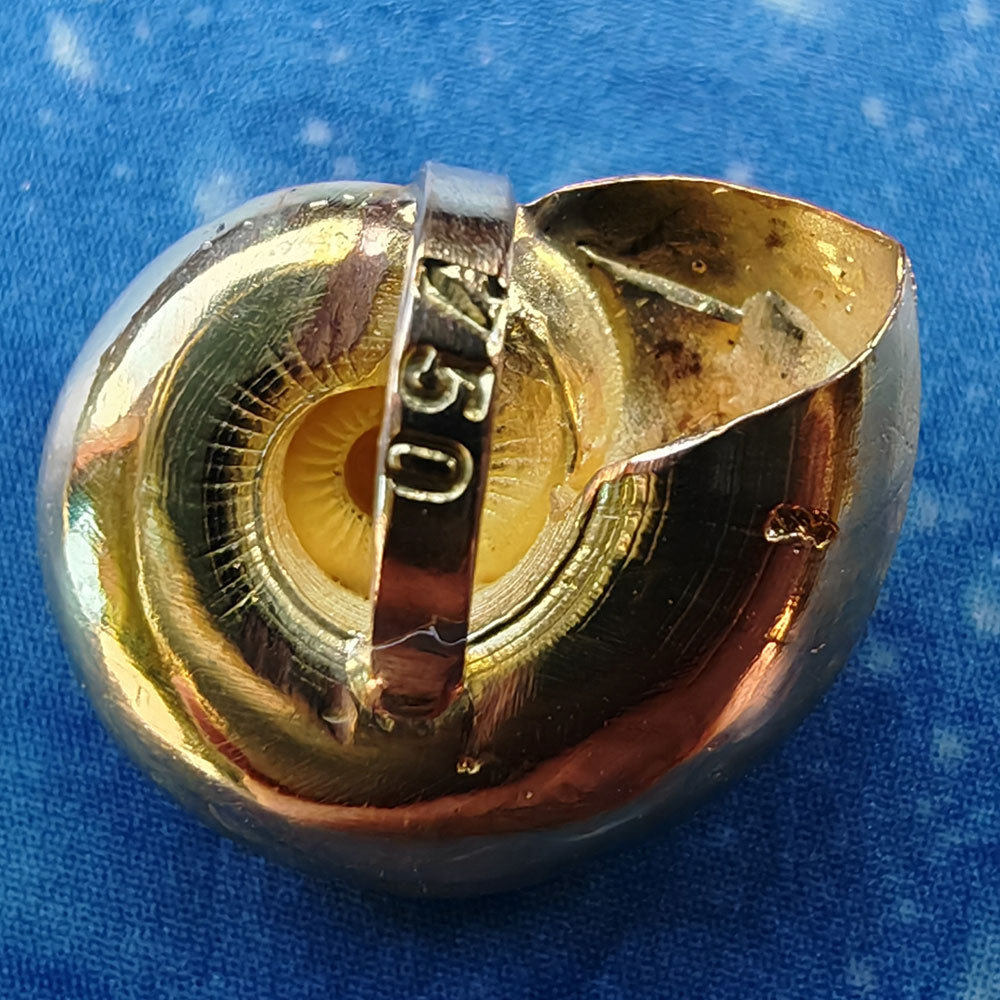 Maritimer Kettenanhänger Gold Taucher