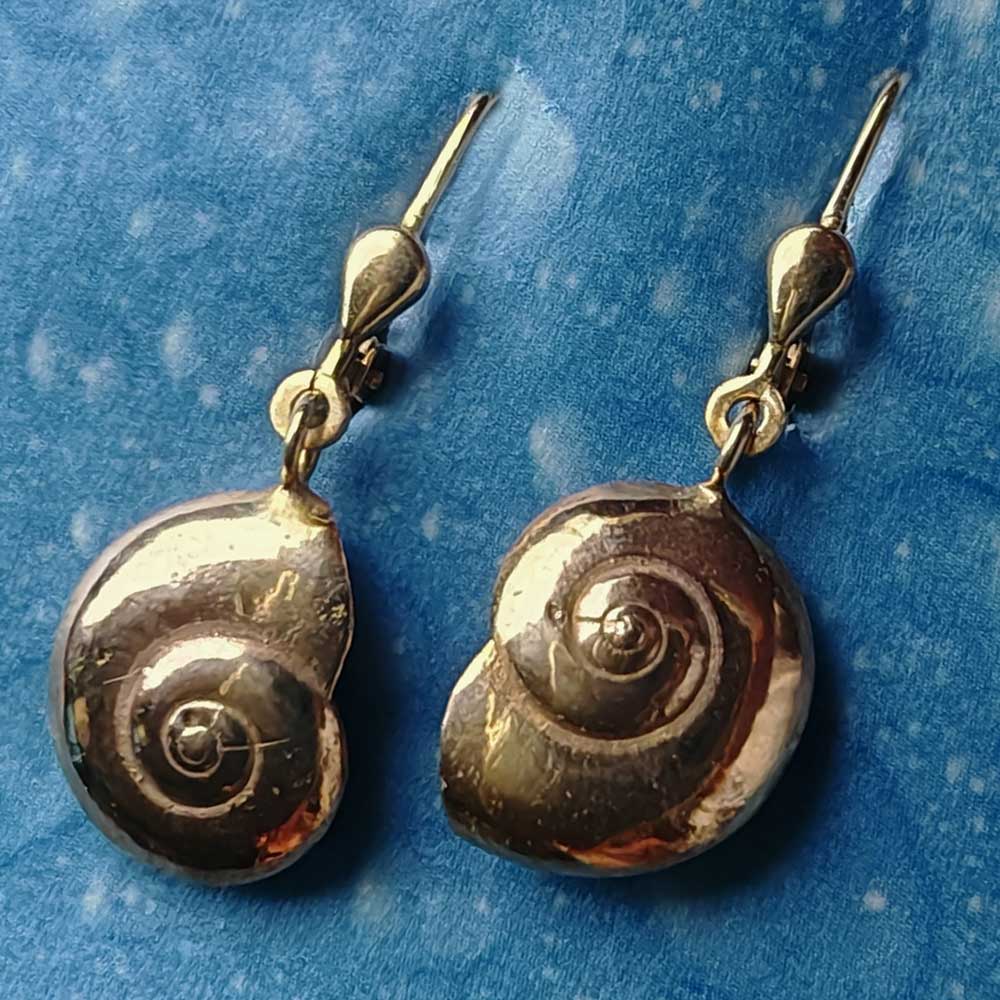 Maritime Gold Ohrringe Handarbeit