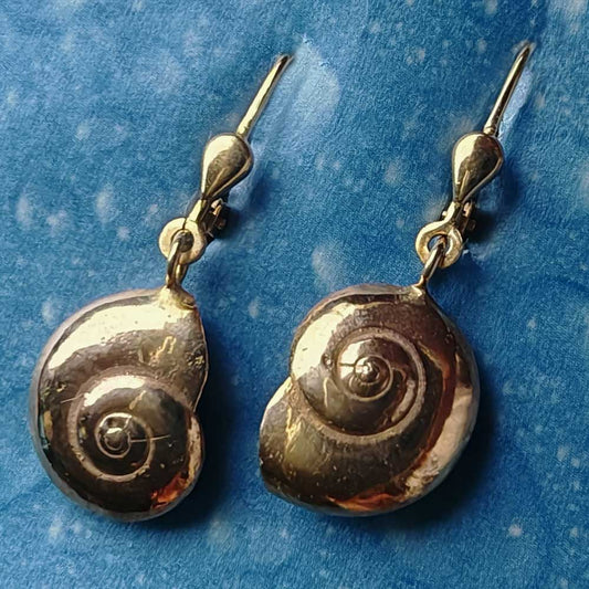 Maritime Gold Ohrringe Handarbeit