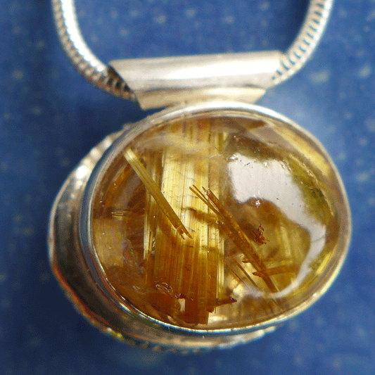 Maritimschmuck Meerohr Rutilquarz Kette