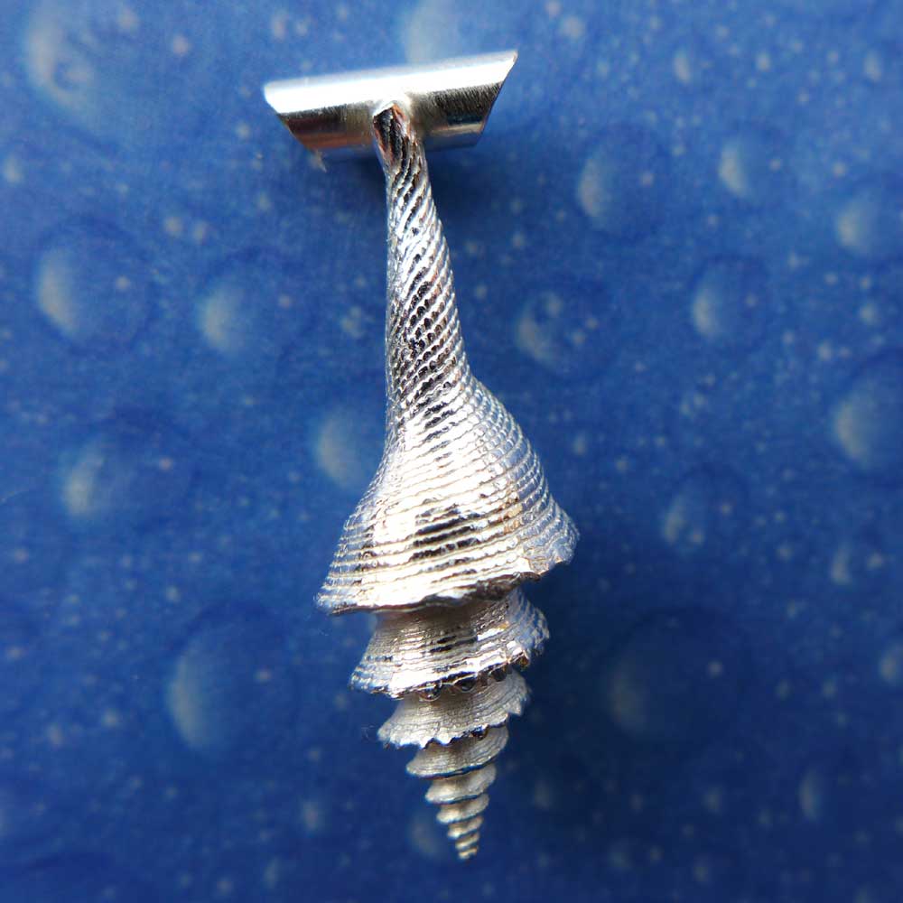 Meerschmuck Schnecke Anhänger Pagode