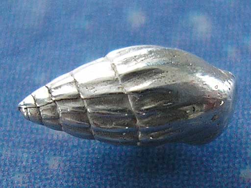 Gelbes Täubchen geriffelt Ohrstecker
