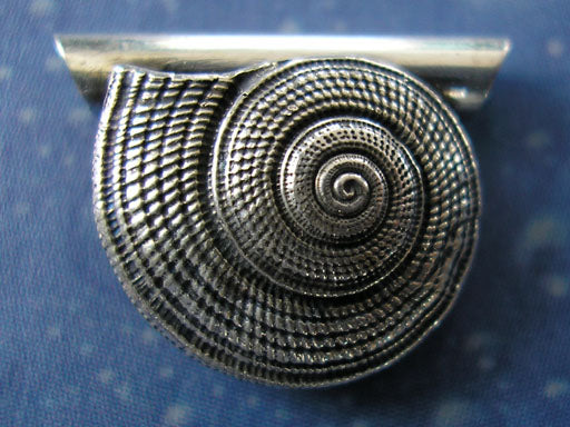 Schnecke Silber Anhänger Strohsonnenuhr