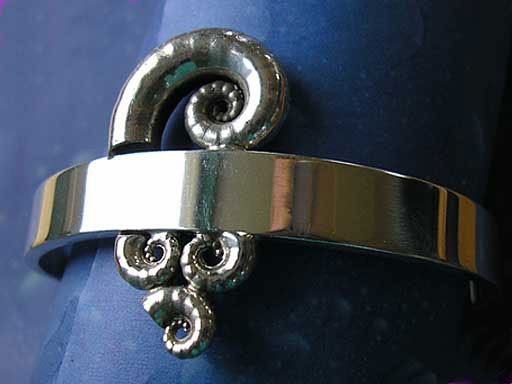 Armband Armreif maritimes Geschenk Silber