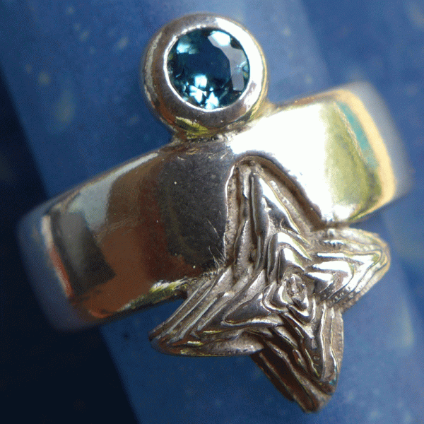 Sukkulente Schmuck Silber Ring
